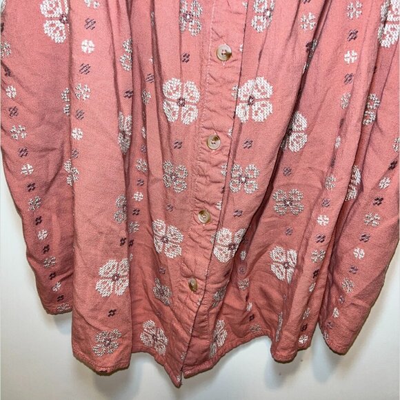 torrid  Bohemian Embroidered  Floral Short Sleeve  Blouse Women’s Size 3x - Picture 4 of 10